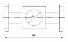 Y-Strainer Engineering Diagram Blueprint